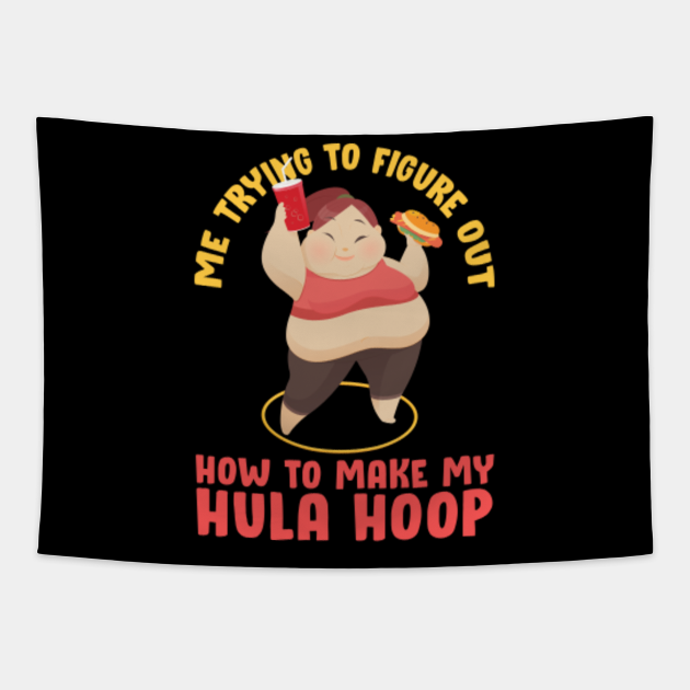 Funny Hooping Hula Hoop Fans Hoop Dancing Multitask Hooping