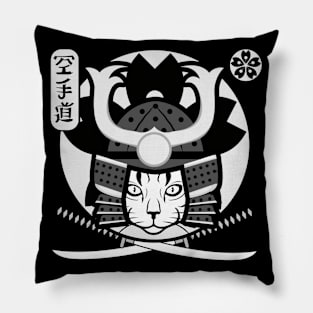 Samurai Cat Pillow