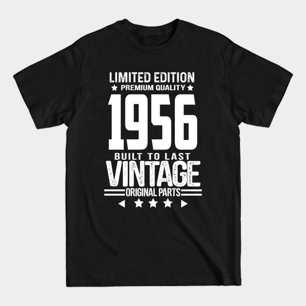 Discover Retro Vintage Birthday- 1956 - Retro Vintage Birthday - T-Shirt