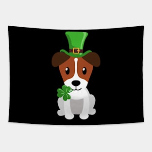 American Foxhound St. Patrick's Day Dog Lovers Gift Tapestry