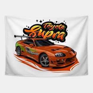 Supra MK4 Graffiti (Orange) Tapestry