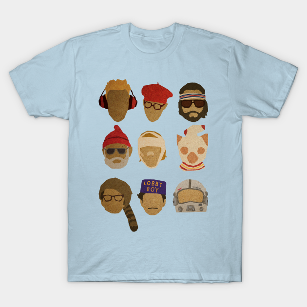 Wes Anderson Hats - Wes Anderson - T-Shirt