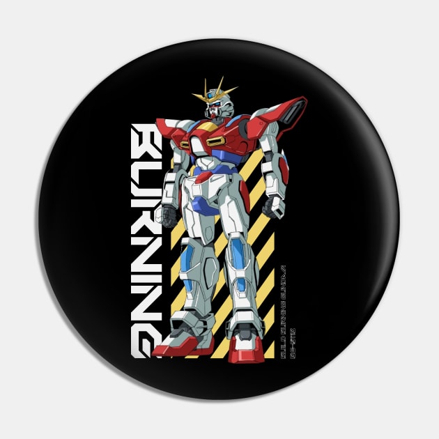 Build Burning Gundam Pin by Shapwac12