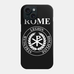 Rome Virtues of the Roman Legionary Chi Rho Phone Case