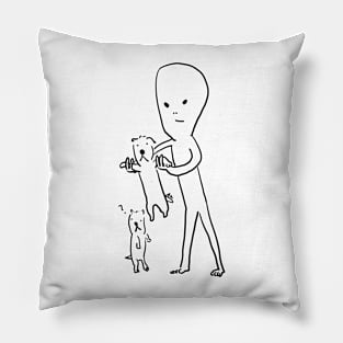 Aliens : Dog, This Bird Cute Pillow