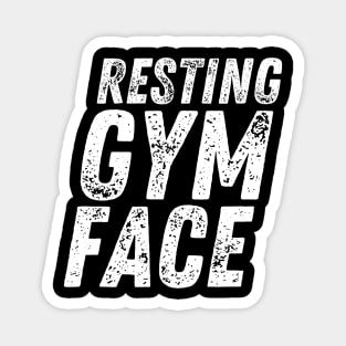 Resting Gym Face Magnet