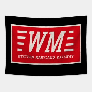 Western Maryland Railway Company Logo Tapestry