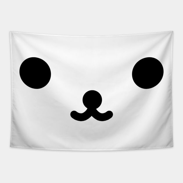 Kawaii Cute Face - Light Tapestry by banditotees