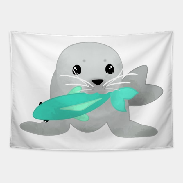 Seal Tapestry by Lizzisun