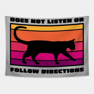 Does Not Listen or Follow Directions Tapestry