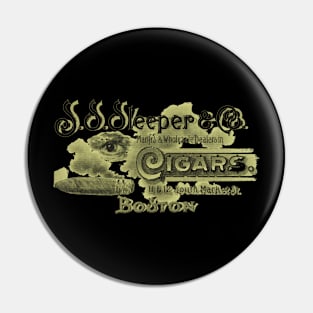 SS Sleeper Cigars - Boston Massachusetts 1895 Pin