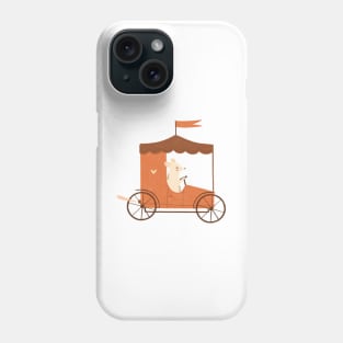 Mouse driving a car Phone Case