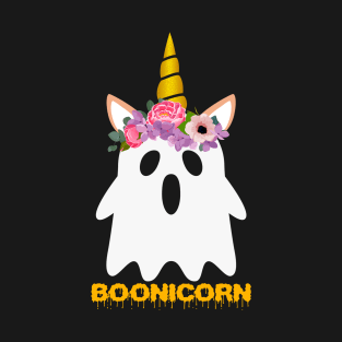 Funny I'm A Boonicorn Ghost Unicorn Halloween T-Shirt