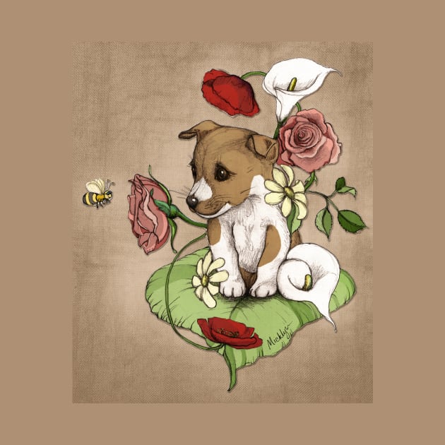 Puppy Posie by micklyn