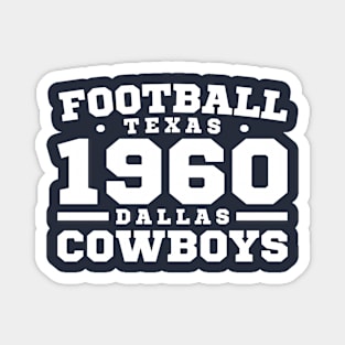 Football Texas 1960 Dallas Cowboys Magnet