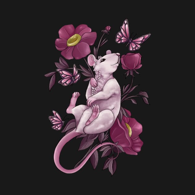 Floral Rat by Sam Sawyer