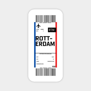 Boarding pass for Rotterdam Magnet