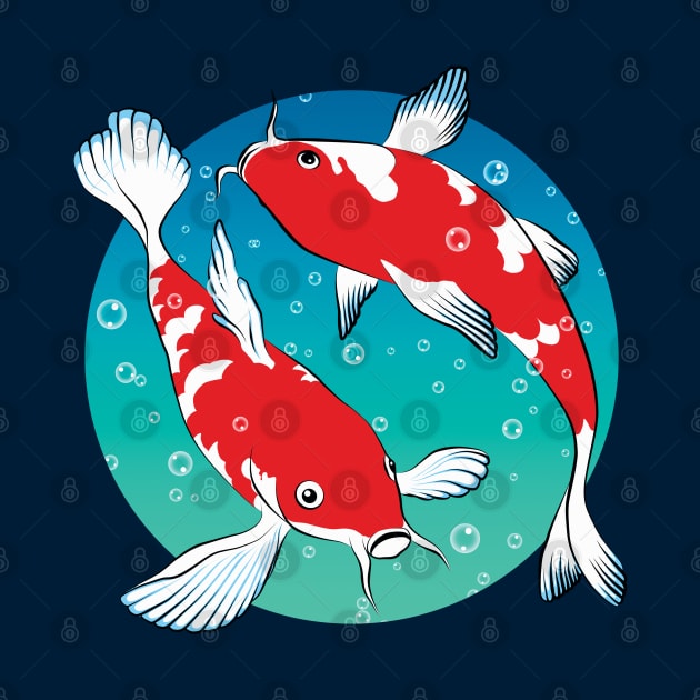 Japanese Koi Fish by TMBTM