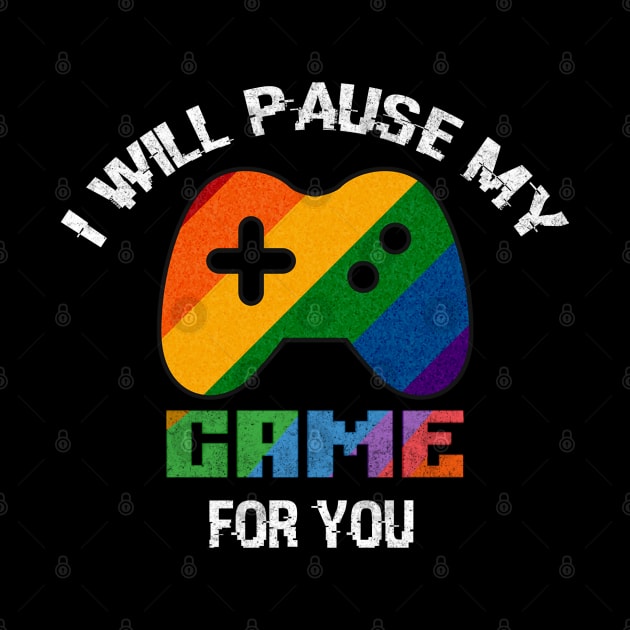 i will pause my game for you by Abderrahmaneelh