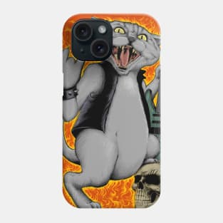 HEAVY METAL CAT Phone Case