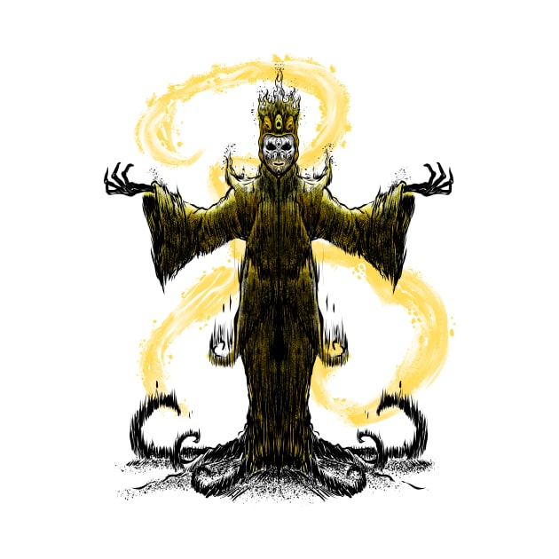 The Cosmic Tyrant: Hastur The King in Yellow Design by Holymayo Tee