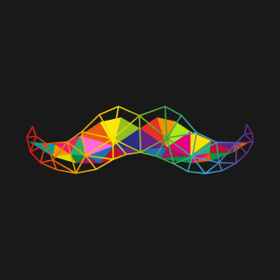 Rainbow Mustache T-Shirt
