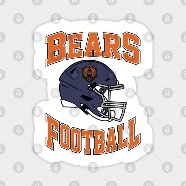 CCGO Bears Football Team Magnet by Cemploex_Art