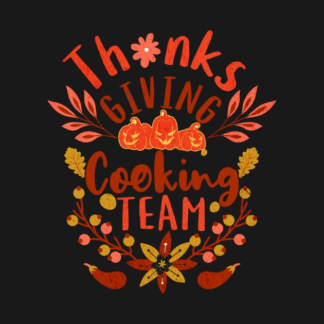 Thanksgiving Cooking Team Family Fun by TammyWinandArt