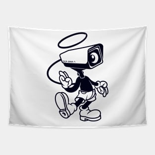 Retro Vintage SCP 2884 Cartoon Character Tapestry