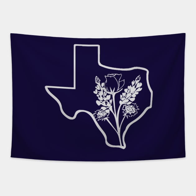 Texas Wildflowers Tapestry by TeesForChange