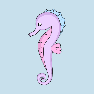 Lilac Seahorse T-Shirt