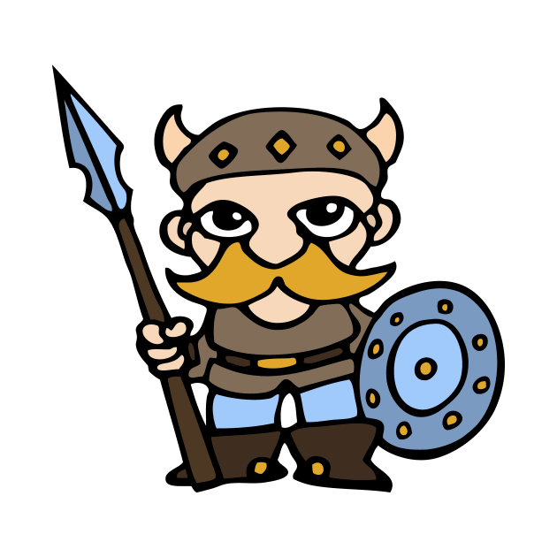 viking cartoon by Huggy Mauve