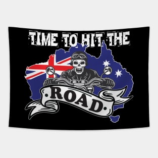 Time To Hit The Road Funny Tapestry