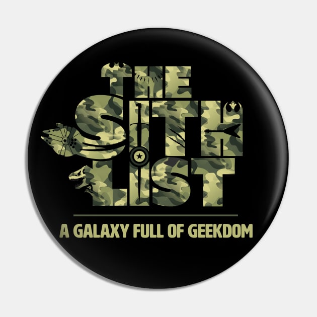 The Sith List Camo Pin by The Sith List