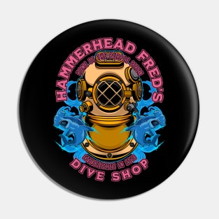 Typhoon Lagoon Hammerhead Fred's Dive Shop Bar Pin