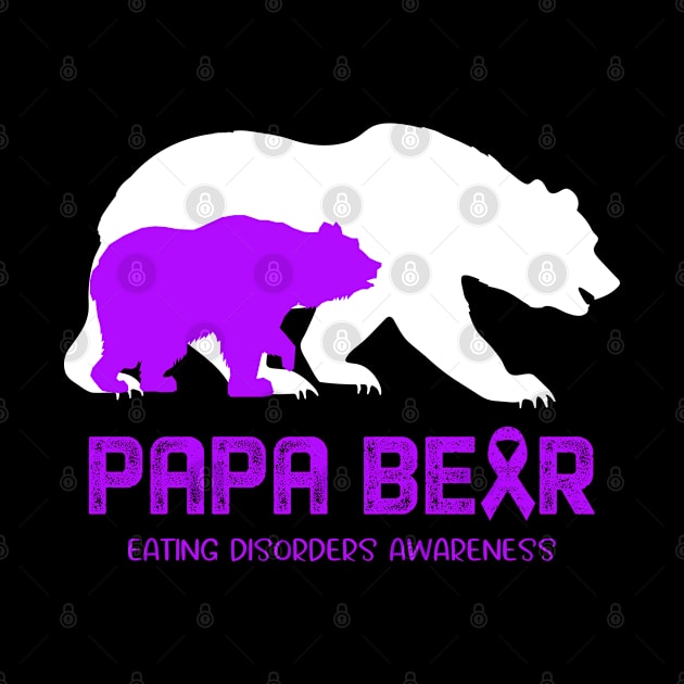 Papa Bear Eating disorders Awareness Papa Bear Support Eating disorders Gifts by ThePassion99