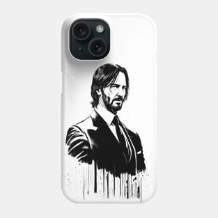 John Wick Minimal Phone Case