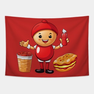 kawaii  junk food T-Shirt cute  funny Tapestry