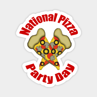 National Pizza Party Day Magnet