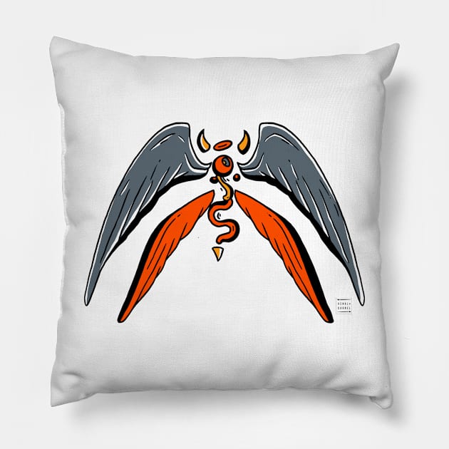 Orangrey Angel Eye Pillow by kenallouis