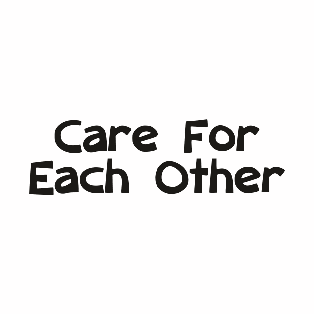 Care For Each Other 00001 by Herbie, Angel and Raccoon