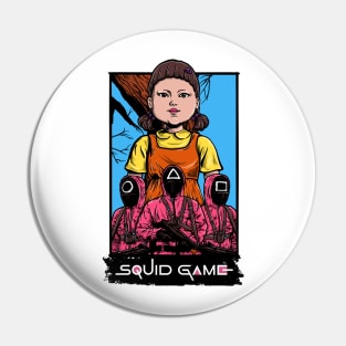 SQUID GAME doll and guards Pin