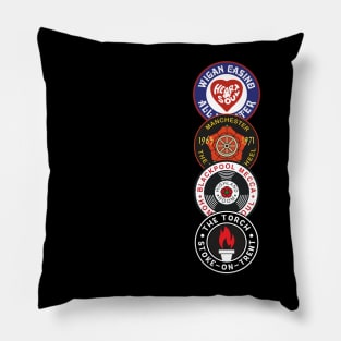 Northern Soul Badges Pillow