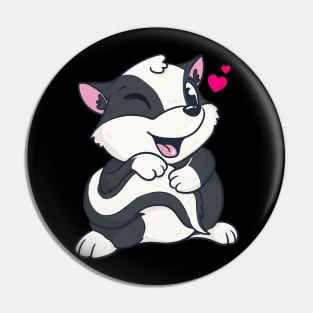 Baby Skunk Cute Pin