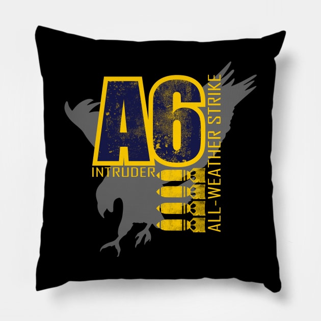 A-6 Intruder (distressed) Pillow by TCP