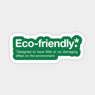 Eco-friendly Definition, Environment and Sustainability Magnet