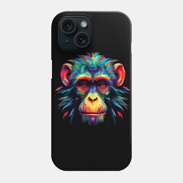 Neon Chimp #4 Phone Case by Everythingiscute