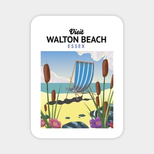 Walton Beach Essex travel poster Magnet