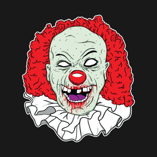 Zombie Clown by TerrorTalkShop