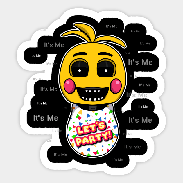 Chica five nights fnaf art | Sticker